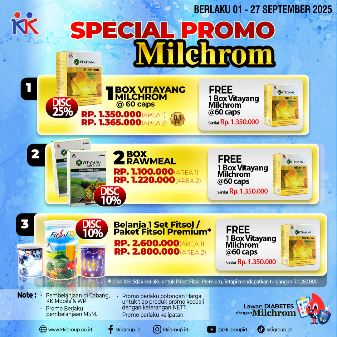 PROMO SPESIAL RAW MEAL BELI 2 GRATIS 1 MILCHROM